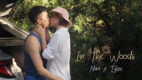 interracial gay sex outdoors